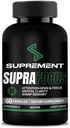Nootropics Brain Supplement. 60 Hrabia, dla mężczyzn i kobiet. Brain Supplements for Memory and Focus with Lions Mane, Bacopa Monnieri, L Tyrosine. Mind Booster for Focus Supplement and Memory.