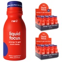 Więcej Labs Liquid Focus, Nootropic Smart Drink z mocnymi przeciwutleniaczami i Zioła Adaptogenetic dla energii i koncentracji, 150mg kofeiny (opakowanie po 24)