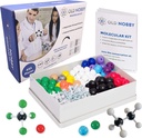 Old Nobby Organic Chemistry Set (425 pc) Zestaw modeli molekularnych z Atomami, Obligacje, Przewodnik, Narzędzie do usuwania obligacji - STEM Science Zestawy dla dzieci Zabawki Chemia Zestaw dla studentów Nauczycieli Młodych Naukowców