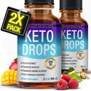 Toplux Keto Diet Drops Suplement Ketogenny - Formuła Premium do wsparcia Ketosis, Lepsza absorpcja Płyn, Garcinia Cambogia, dla mężczyzn i kobiet