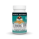 Źródło Naturals Turmeric 1000, wspomaga zdrową reakcję zapalną organizmu *, 1000 mg - 30 tabletek