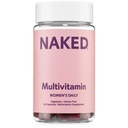 NAKED odżywianie Kobiety multi - Daily Multivitamin - Witaminy A, C, E, Selen, Cynk, Owoce i Super Zielone Ekstrakty, do zwiększenia wsparcia immunologicznego - Gluten- Free i Witaminy wegetariańskie, 60 Kapsułki