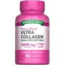 Nature's Truth Collagen Peptides | 90 Caplets | Type 1 and 3 with Vitamin C | Grass Fed, Non-GMO & Gluten Free Supplement