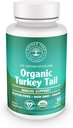 Kapsułki z ogonem z indyka - suplement immunologiczny, środek przeciwutleniający bogaty, naturalna pomoc zdrowotna na trawienie, Kapsułki z grzybami Vegan & Non-GMO dla Wellness & Vitality - 60 Kapsułek (30 Sług)