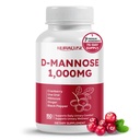 D- Mannose z żurawiną, Uva Ursi, Hibiscus, Ginger, Czarny Pieprz - Wspiera zdrowie Traktu moczowego, Bladder Cleanse - Made and Tested in USA