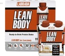LABRADA NUTRITION - Lean Body RTD Whey Protein Shake, Comfortable On- The- Go Meal Explacement Shake for Men & Wolny od laktozy i glutenu, Sól karmel (opakowanie 16)
