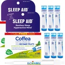 Boiron Coffea Cruda 30C - 6 Total Blue Tubes - Homeopatyczna pomoc na sen niespokojny, nadczynność psychiczna, myśli wyścigowe i trudności w spaniu z niebieskim atramentem Pen