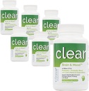 Suplement mózgu do pamięci, Mgła mózgu, Focus, Nastrojenie i Koncentracja & Funkcja - Lwa grzywa Supercharged z Ginkgo Biloba & Dwa struny probiotyczne (360 Count - 6 Month Supply)