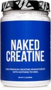 NAKED Czysty mikronizowany jednowodny proszek kredowy - Unflavored, 500g, 1,1lb luzem - wegan, Non-GMO, Gluten- Free, Soy- Free, No Fillers, Wspiera wzrost mięśni i siłę - 100 Sługi