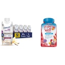 Upewnij się, że Max protein Nutrition Shake z 30 g białka i vitafusion cukru wolne gumki włókniste, brzoskwinia / truskawka / jeżyna, 90
