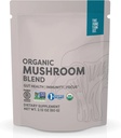 Functivistic Organic Mushroom Blend 124; Organic Mushroom Supplement Powder Buffalo 124; 10 Mushroom Mix Buffalo 124; Powerful Gut, Energy Mushroom Complex Buffalo 124; Premium Mushroom Drink Powder - Vegan, Kosher, 2.12 Oz