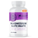 Vimergy Magnezu Glycinate - Wsparcie Stresu - Chelated to Avoid Tummy Upset * - Promotes Heart Health & Energy * - Kosher, Vegan Gluten- Free - 180 Czapki