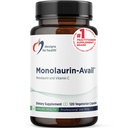 Designs for Health Monolaurin- Avail - 1000mg Glycerol Monolaurate + Witamina C z Lecytyną Słoneczną do poprawy Monolaurin Absorpcja - Non-GMO + Gluten Free Immune Supplement Supplement (120 Kapsułki)