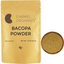 CARMEL ORGANICS Bacopa Monnieri / Brahmi Proszek BRON 124; 8 uncji lub 0,5 Lb / 227 Grams (opakowanie po 1) 124; naturalny i czysty Bacopa Proszek Non-GMO BRON 124; Nie Dodano Konserwacja