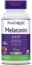 Natrol Melatonin Sleep Maximum Strength fast dissolve Strawberry flavor 10 mg 60 Tablets (Pack of 2)
