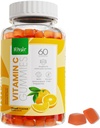 Khair Halal Vitamin C Gummies - Non GMO, Gluten-Free, Gelatin-Free, Vegetarian - Immune Support Gummies, Halal Delicious Vitamins for Adults & Kids - 60 Gummies