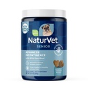NaturVet Senior Advanced Instainence Dog Supplement - Pomaga w obsłudze psa Bladder Control, Normalne oddawanie moczu - Zawiera Synergistic Mieszanka Botanic - 120 Ct. Miękkie Chews