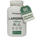 Suplementy do argininy PRISTINE 'S L dla mężczyzn i kobiet - 1000mg kapsułki 90 Day Supply Acid Tlenek azotu & Pre Workout Acid Support