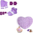 Atsuwell Chemo Care Package Gift for Women and Men & Scented Lavender Throw Pillow and Flaxseed Fluffy