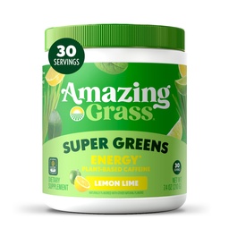 Zadziwiająca energia mieszania trawy: Smoothie Mix, Super Zielonych proszku i roślin Kofeina oparta z Matcha zielona herbata i buraka korzeń proszku, Lim cytryny, 30 Słupki (Packaging May Vary)