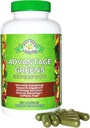 Advantage Zielonych Superfood - Promotor energii - Trawa pszenna, Barley Grass, Spirulina, Spinach, Chlorella, Beets, Kale Supplement (150 Cap)