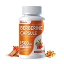 Berberine Supplement - Berberine 1500mg Per Serving, 120 kapsułki - Berberine HCI - Berberine Plus - Plus Pure True Cejlon Cynamon, Berberine HCI Supplements Root Pills
