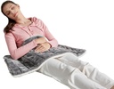 Ważona papa grzewcza na skurcze i ból pleców, XL Ogrzewanie pad 17 "x33", Elektryczna papa grzewcza na łopatę, 4.9LB Podgrzewana podkładka z 4 poziomami ogrzewania, Dorm Room Essentials, Pralka
