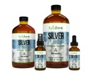 Kaiame Naturals Colloidal Silver, Ionic Silver Solution, 10 PPM, Duża 16 oz szklanej butelce, Naturalny suplement immunologiczny, Sejf dla dorosłych, Dzieci i zwierzęta domowe