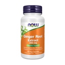 Teraz Foods Supplements, Ginger Root Extract 250 mg, Tymczasowa ulga z roztrzęsionych żołądków *, Pomocnictwo pokarmowe *, 90 Kapsułki Veg