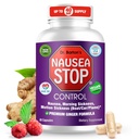 Dr. Barton 's Nudności Stop - Naturalne Ginger, Non- Drowsy Nudności Ulgi dla dorosłych i dzieci, Anti Nudności, Zdenerwowane żołądki, poranna choroba i ciąża Nudności - Travel Essentials - 80 Kapsułki (1 opakowanie)