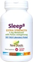 NOWY ROOTS HERBAL - Sleep8 Extra Strength (60 Veg Caps) 124; Suplement ziołowy z melatoniną, magnezu, rumianku i passionflower 124; Non-Habit Forming 124; Upadek Asleep szybszy, Zostań ASleep dłużej