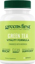 Formuła pierwszej zielonej herbaty witalności - Wzmocniona z Moringa - Antyoksydant- Bogate dla czystej energii - Wegan & Gluten- Free - Potężny Mieszanka dla energii & ogólne Wellness (60 Kapsułki)