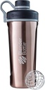 BlenderBottle Radian Shaker Cup Izolowany Stal nierdzewna Butelka z drutu Whisk, 26- Ounce, Miedź