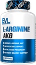 Evlution L- Arginine AKG - Vasodial & Nutricent Delivery Support Support - Nitric Oxide Prekursor - 1000mg L- Arginine AKG - Gluten Free & Non-GMO - Dietetyczny Suplement - 60 Servings - 120 Veggie Capsules