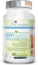 Tlen-Purge 750 mg 60 Vcaps - Naturalny tlenek magnezu Oxygen na bazie Colon Cleanse Delikatny Laxative wspomaga zdrową digestive Tract Regularność