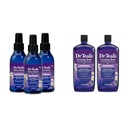 Teal 's Sleep Spray Melatonin & Esential Oil Mieszanka, 6 fl oz & Pieniąca kąpiel z czystego epsom Sól, Mieszanka senna z Melatonin, Lavender & Rumomile Esential Oils, 34 fl oz