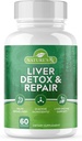 Nature 's RX Xi124; # 1 RATED Premium Liver Cleanse & Detox Xi124; Optymalizacja funkcji wątroby, Naprawa enzymów wątrobowych Xi124; Ultra Dased Formuła w / 21 Potężne składniki 124; Trzecia strona Tested + USA Made - 60 Kapsułki