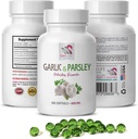 suplementy przeciwutleniające - GARLIC I PARSLEY ODORLESS FORMULA - suplementy czosnkowe, suplementy czosnku i pietruszki, suplementy pietruszki, suplementy czosnku bezwonne, pietruszka - 1B 100 Softgels