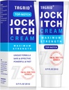 TAGRID Maksymalna siła Jock Itch Cream, Jock Itch, Tinea Cruris, Jock Itch Cream Dodatkowa siła dla mężczyzn i kobiet, Tinea Portuguis, Itch Cream - Potężny i szybki - 60g (20g)