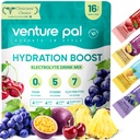 Penture Pal Sugar Free Electrolyte Powder Pakiety - Płynny codzienny IV Drink Mix dla szybkiego nawodnienia & Odzyskiwanie partii 124; 5 Witaminy & 7 Elektrolity 124; Keto Friendly 124; NieGMO 124; Certyfikowany Wegan 124; 16 Sticks