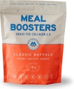 Meal Boosters Savory Buffalo Protein Powder | 15g Spicy Protein | Keto Friendly Cooking Supplement for Gut Health & Recovery | Grassfed Collagen Peptides