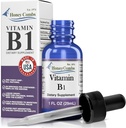 Witamina B1 Płynne krople Tiaminy - Made in USA - Natural High Potency Szybka absorpcja Tiamina B1 Suplement dla mężczyzn, kobiet i dzieci - Wegańska formuła - luzem Rozmiary również dostępne