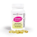 GeriCare wysokiej mocy witamina E kapsułki - 400 j.m. dla skóry i wsparcia immunologicznego, 180mg 124; 100 Hrabia 124; Organiczna witamina E dla kobiet i mężczyzn