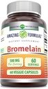 Amazing Compannas Bromelain 500mg 2400 GDU, 60 Veggie Capsules