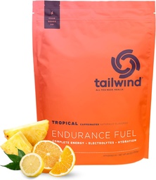 Paliwo odżywcze Tailwind Endurance, Węglowodany i Electrolyte Sports Drink Mix Proszek, Gluten- Free, Wegan, Tropikalny Buzz, 50 Słupki (kofeinowane)