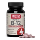 Jarrow Philluas Metyl B- 12 5000 µg - 60 Tabletki do żucia, Cherry - Bioaktywna Witamina B12 - Pomaga w produkcji energii, Zdrowie i Metabolizm mózgu - Gluten Free - 60 Servings