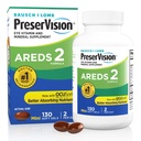 PreserVision AREDS 2 Witaminy oka, # 1 Doctor oczu Zalecane marki, Luteina i Zeaksantyny Suplement z witaminy C, Witamina E, Cynk i miedzi, 130 Softgels (Minigels)