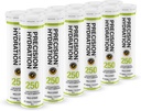 Precision Hydration Electrolyte Drink - Multi Strength Effervescent Hydration Tablets - Low Calorie, Gluten Free, Vegan/Vegetarian Friendly (12 Tubes, 250mg/L - Green Tube)