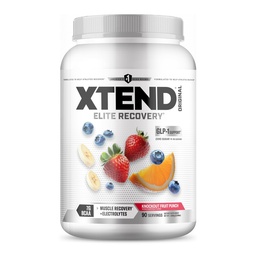 XTEND Original BCAA Powder Knockout Fruit Punch 124; Sugar Free Post Workout Muscle Recovery Drink with Amino Acids Infoods 124; 7g BCAA for Men & Women Infoods 124; 90 Servings