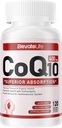 CoQ10- 400mg- Softgels z PQQ, BioPerine & Omega-3, Koenzym Q10 (Ubichinon) Suplement do Wysokoabsorpcji, Powerful- Przeciwutleniacz, Wsparcie Heart & Energy-Production, 120 Służenie